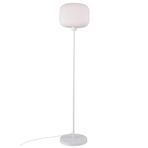 Lampa podłogowa MILFORD GULV E27 HVID/OPAL