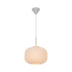 Lampa wisząca MILFORD 30 2,0 PENDEL MESSING/OPAL