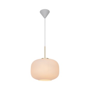Lampa wisząca MILFORD 30 2,0 PENDEL MESSING/OPAL