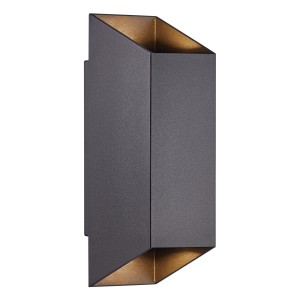 Lampa kinkiet NICO SQUARE 22 GU10 SORT