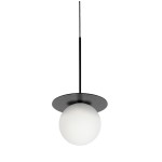 BORRA B czarna sufitowa lampa wisząca