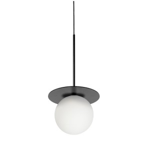 BORRA B czarna sufitowa lampa wisząca