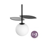 FYLLO A czarna sufitowa lampa wisząca