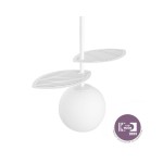 FYLLO A biała sufitowa lampa wisząca