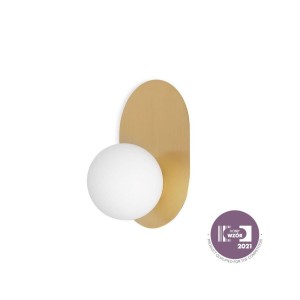 HANEA mosiężna lampa ścienna / kinkiet