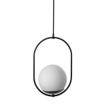 KOBAN B czarna sufitowa lampa wisząca