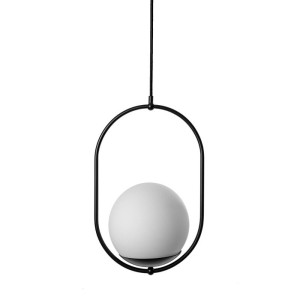 KOBAN B czarna sufitowa lampa wisząca