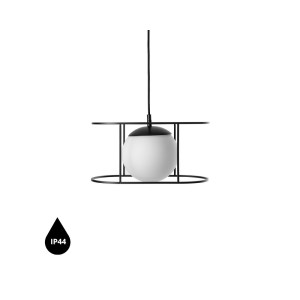 KUGLO B sufitowa lampa wisząca z podwyższoną szczelnością IP44