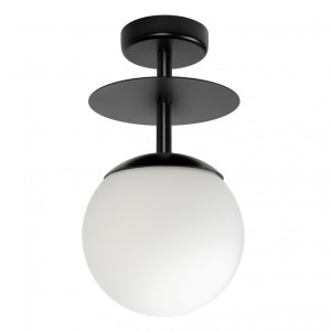 PLAAT B czarna lampa przysufitowa / plafon