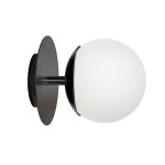 PLAAT C czarna lampa ścienna / kinkiet