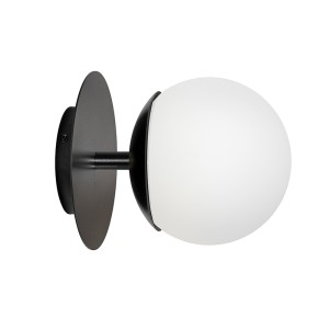 PLAAT C czarna lampa ścienna / kinkiet