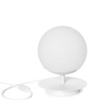PLAAT ST biała lampa stołowa