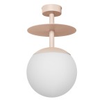 PLAAT B beżowa lampa przysufitowa / plafon