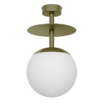 PLAAT B oliwkowa lampa przysufitowa / plafon