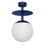 PLAAT B granatowa lampa przysufitowa / plafon