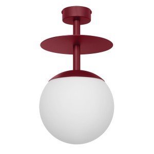 PLAAT B burgundowa lampa przysufitowa / plafon