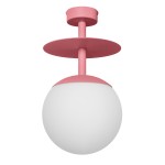 PLAAT B różowa lampa przysufitowa / plafon