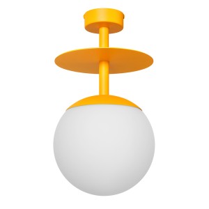 PLAAT B melonowa lampa przysufitowa / plafon