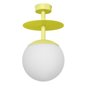 PLAAT B żółta lampa przysufitowa / plafon