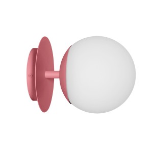 PLAAT C różowa lampa ścienna / kinkiet