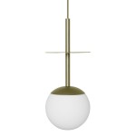 PLAAT A oliwkowa sufitowa lampa wisząca