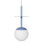 PLAAT A niebieska sufitowa lampa wisząca