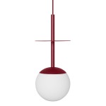 PLAAT A burgundowa sufitowa lampa wisząca