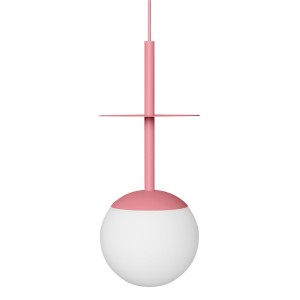 PLAAT A różowa sufitowa lampa wisząca