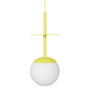 PLAAT A żółta sufitowa lampa wisząca