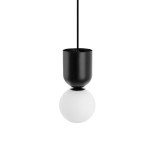 LUOTI czarna sufitowa lampa wisząca