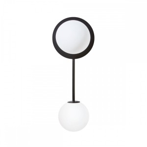FURIKO A czarna lampa ścienna / kinkiet