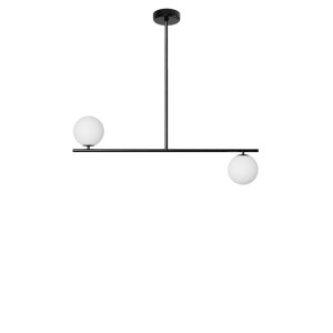 SUGURI C czarna lampa sufitowa w rozmiarze M