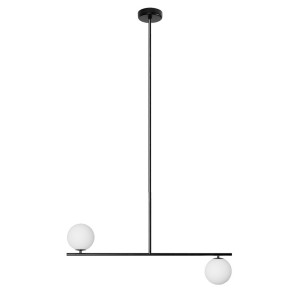 SUGURI C czarna lampa sufitowa w rozmiarze XL
