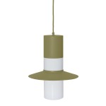 CAPONIO A oliwkowa sufitowa lampa wisząca