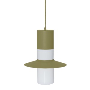 CAPONIO A oliwkowa sufitowa lampa wisząca