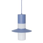 CAPONIO A niebieska sufitowa lampa wisząca
