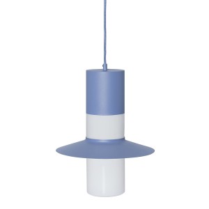 CAPONIO A niebieska sufitowa lampa wisząca