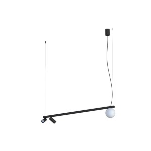 Lampa wisząca FOURTY III czarny