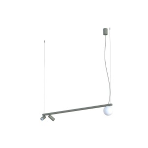 Lampa wisząca FOURTY III Umbra gray