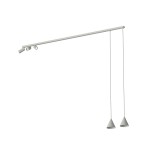 Lampa wisząca FOURTY V  Silk gray