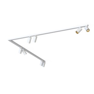 Listwa MONO CORNER VIII 2x150 biały - złoty