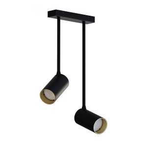 Lampa sufitowa MONO LONG II czarny , złoty