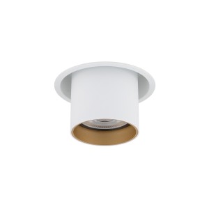 Lampa punktowa podtynkowa MONO SLIDE biały - złoty