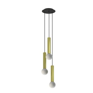 Lampa wisząca BATON III mosiądz