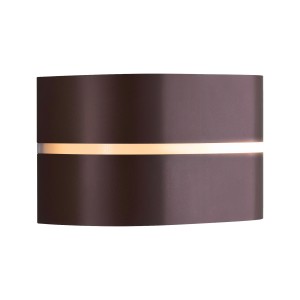 Lampa kinkiet SIBELIS WALL E27 METALLIC BROWN