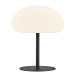 Akumulatorowa lampa stołowa ogrodowa SPONGE 34 BORD SORT/HVID