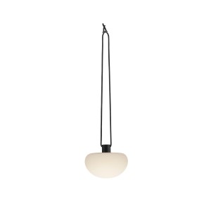 Lampa wisząca ogrodowa SPONGE PENDANT SORT/HVID