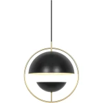 Lampa wisząca TAVIA PENDANT E27 BRASS/BLACK