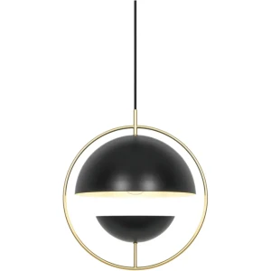 Lampa wisząca TAVIA PENDANT E27 BRASS/BLACK