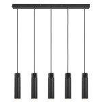 Lampa wisząca TILO 5-PENDANT GU10 BLACK